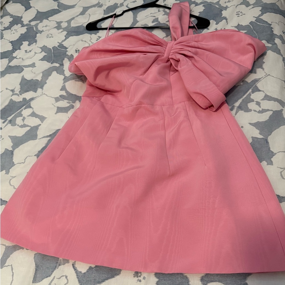 Bardot One Shoulder Pink Dress